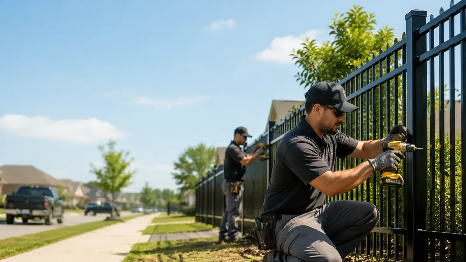 Metal Fence Installation in Weston, MI